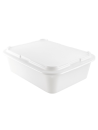 Divider bin without lid white plastic 53x41x14cm 20 L