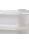 Divider bin without lid white plastic 53x41x14cm 20 L