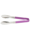 Stainless steel purple locking tong 24cm Vollrath