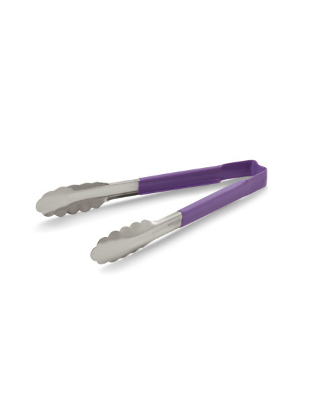 Stainless steel purple locking tong 24cm Vollrath