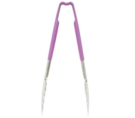 Stainless steel purple locking tong 24cm Vollrath