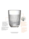 Gobelet 34 cl en verre pressé mécanique