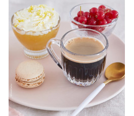 Tasse à expresso 9 cl, Ouessant, La Rochère utilisable pour un café gourmand