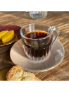Tasse à expresso 9 cl, Ouessant, La Rochère utilisable avec une soucoupe