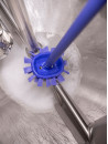 Vikan blue bowl brush - 190 mm - Hard