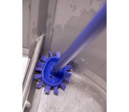 Brosse à cuves bleue Vikan - 190 mm - Dur