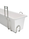 Kit bac désinfection 15L + support mural inox
