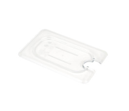 Couvercle avec encoche en polypropylène CAMBRO pour bac GN 1/9