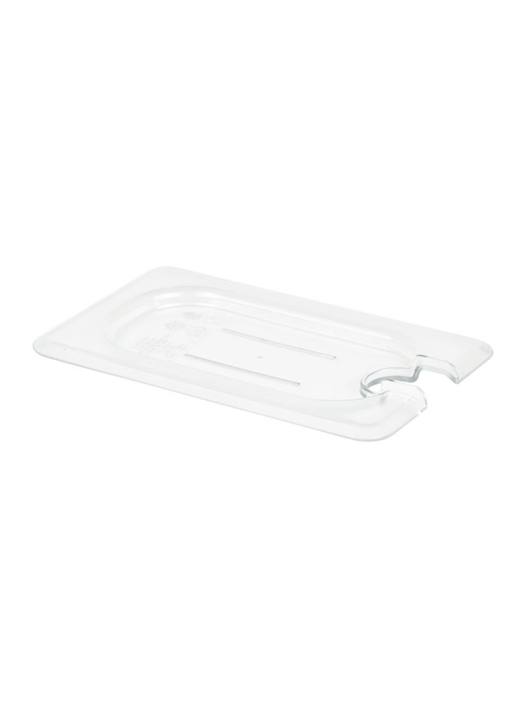 Couvercle avec encoche en polypropylène CAMBRO pour bac GN 1/9