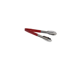 Pince feuille de chêne inox 23 cm rouge