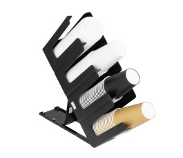 4-compartment tilting cup holder