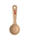 Measure Miser Solid Short Handle 2 oz - Beige