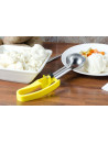 304 stainless steel measuring spoon with yellow handle, 53ml