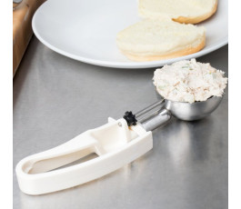 Cuillère doseuse en inox 304, grise, 100 ml - Vollrath