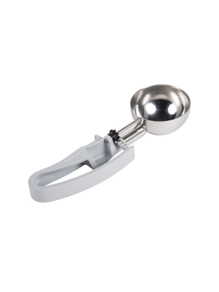 Gray Squeeze Handle Disher - 3.7 oz.