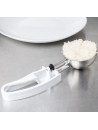 White Squeeze Handle Disher - 4.7 oz.