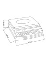 Approved price weight scale 15/30 kg - 5/10 gr