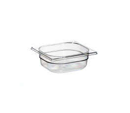 1/6 GN Gastronorm Tray in BPA-free Tritan 65mm deep