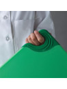 Green cutting board, anti-slip corners, with hook