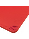 Red cutting board, anti-slip corners, with hook