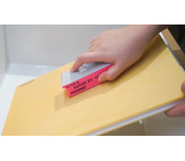 Cutting board scrapper
