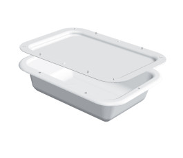 Gilac 7L divider bin - 400 x 300 mm - Depth 105 mm