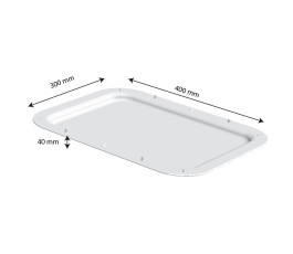 Lid for 7L Gilac divider bin - 400x300 mm