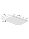 Lid for 7L Gilac divider bin - 400x300 mm