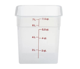 Clear 7.6L Food Pan