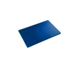 Planche à découper bleue haute densité sans rigole 60 x 40 cm
