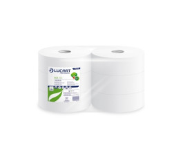 Jumbo 2-ply toilet paper 350m Lucart - Pack of 6