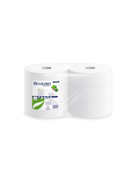 Papier toilette Jumbo 2 plis 350m Lucart - Colis de 6
