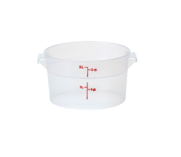 Bac rond gradué en polypropylène Cambro 2L