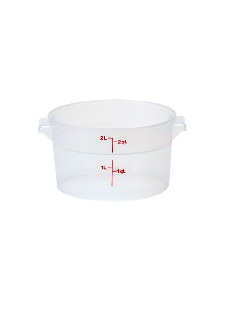 Bac rond gradué en polypropylène Cambro 2L