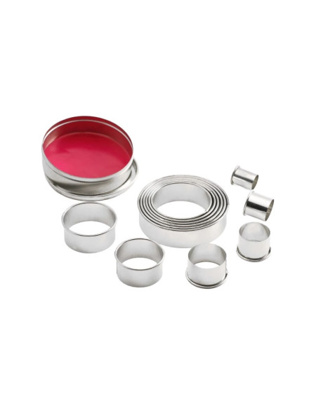 Round cookie cutters - Set of 20