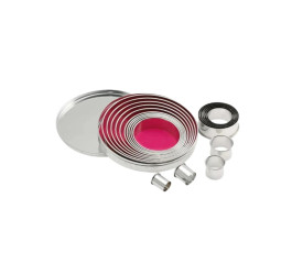 Round cookie cutters - Set of 20
