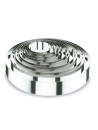 Cercle inox - diamètre 10 cm - hauteur 4 cm