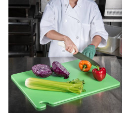 Green cutting board with hook - 61 x 45.7 x 1.3 cm