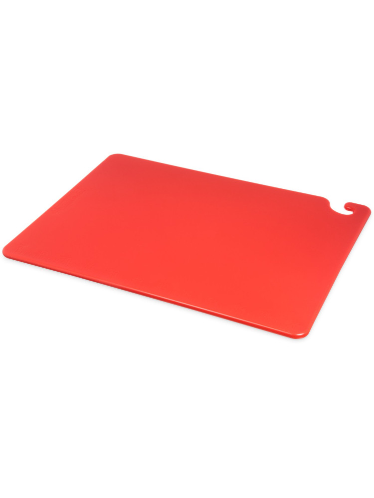 Red cutting board with hook - 61 x 45.7 x 1.3 cm