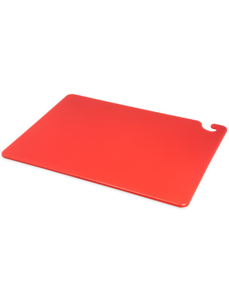 Red cutting board with hook - 61 x 45.7 x 1.3 cm