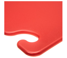 Red cutting board with hook - 61 x 45.7 x 1.3 cm
