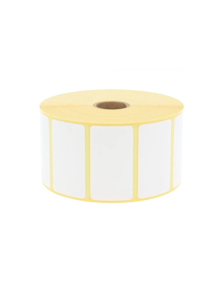 Perforated white permanent adhesive - TSC TH220 printer - Pack of 12 rolls
