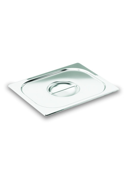 Stainless steel lid with handle for GN 1/6 food pan
