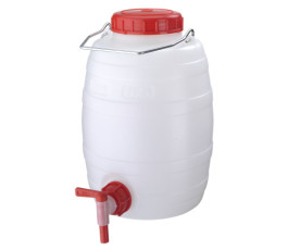 Barrel for food liquids - 5 L - With tap