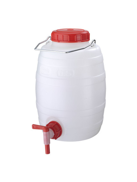 Barrel for food liquids - 5 L - With tap