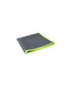 Torchon vaisselle microfibre gris Delta - 80 x 40 cm