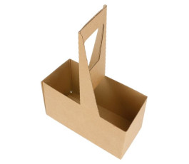 Cup holder - 2 compartments - Set of 200