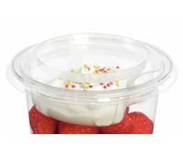 Lid for Delipack Dessert Pot 008082 Ø95 - Batch of 1600 (32 bags of 50)