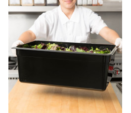 Bac alimentaire noir Cambro - GN 1/1 - Profondeur 200 mm