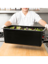 Bac alimentaire noir Cambro - GN 1/1 - Profondeur 200 mm